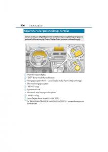 Lexus-CT200h-bruksanvisningen page 108 min