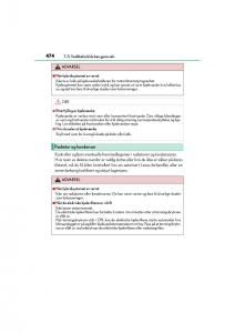 Lexus-CT200h-bruksanvisningen page 476 min