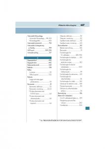 Lexus-CT200h-bruksanvisningen page 639 min