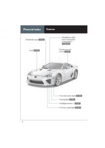 Lexus-LFA-owners-manual page 10 min