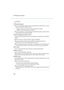 Lexus-LFA-owners-manual page 242 min