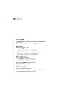 Lexus-LFA-owners-manual page 4 min