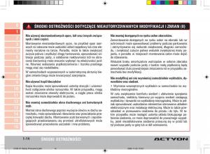 SsangYong-Actyon-instrukcja-obslugi page 26 min