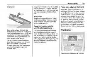 Opel-Zafira-C-Tourer-Handbuch page 153 min