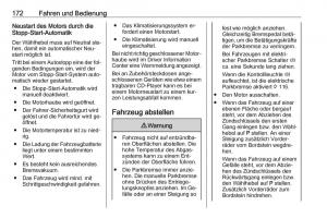 Opel-Zafira-C-Tourer-Handbuch page 174 min
