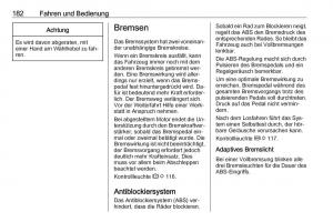 Opel-Zafira-C-Tourer-Handbuch page 184 min