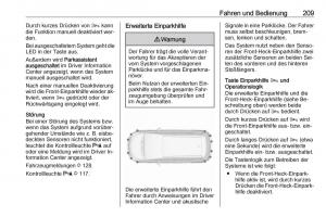 Opel-Zafira-C-Tourer-Handbuch page 211 min