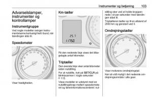 Opel-Zafira-C-Tourer-Bilens-instruktionsbog page 105 min