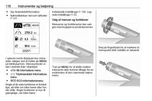 Opel-Zafira-C-Tourer-Bilens-instruktionsbog page 118 min