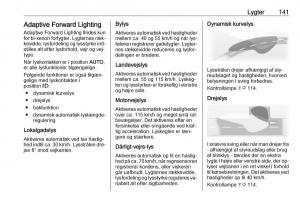 Opel-Zafira-C-Tourer-Bilens-instruktionsbog page 143 min