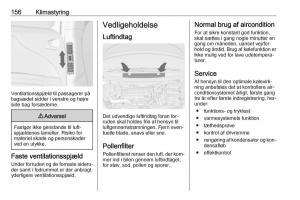 Opel-Zafira-C-Tourer-Bilens-instruktionsbog page 158 min