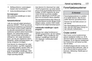 Opel-Zafira-C-Tourer-Bilens-instruktionsbog page 179 min