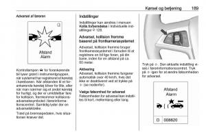 Opel-Zafira-C-Tourer-Bilens-instruktionsbog page 191 min
