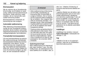 Opel-Zafira-C-Tourer-Bilens-instruktionsbog page 194 min