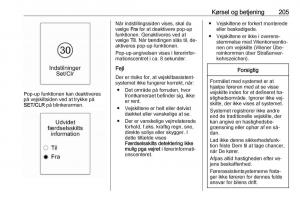 Opel-Zafira-C-Tourer-Bilens-instruktionsbog page 207 min