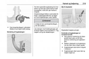 Opel-Zafira-C-Tourer-Bilens-instruktionsbog page 221 min