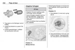 Opel-Zafira-C-Tourer-Bilens-instruktionsbog page 234 min