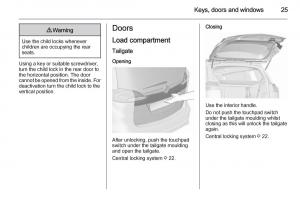 Opel-Zafira-C-Tourer-owners-manual page 27 min