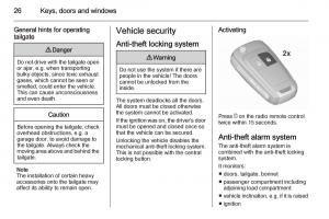 Opel-Zafira-C-Tourer-owners-manual page 28 min