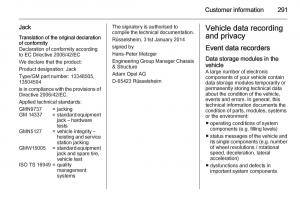 Opel-Zafira-C-Tourer-owners-manual page 293 min
