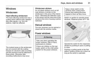 Opel-Zafira-C-Tourer-owners-manual page 33 min