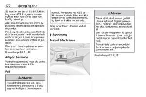 Opel-Zafira-C-Tourer-bruksanvisningen page 174 min