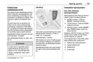 Opel-Zafira-C-Tourer-bruksanvisningen page 177 min