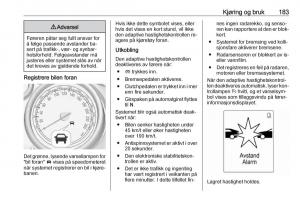 Opel-Zafira-C-Tourer-bruksanvisningen page 185 min