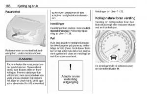 Opel-Zafira-C-Tourer-bruksanvisningen page 188 min