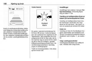 Opel-Zafira-C-Tourer-bruksanvisningen page 190 min
