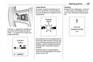 Opel-Zafira-C-Tourer-bruksanvisningen page 191 min