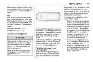 Opel-Zafira-C-Tourer-bruksanvisningen page 197 min