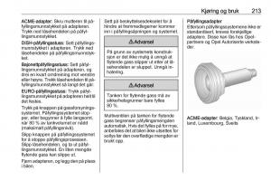 Opel-Zafira-C-Tourer-bruksanvisningen page 215 min