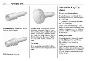 Opel-Zafira-C-Tourer-bruksanvisningen page 216 min