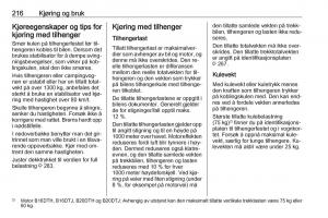 Opel-Zafira-C-Tourer-bruksanvisningen page 218 min