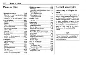 Opel-Zafira-C-Tourer-bruksanvisningen page 222 min