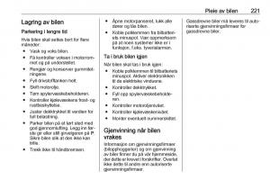 Opel-Zafira-C-Tourer-bruksanvisningen page 223 min
