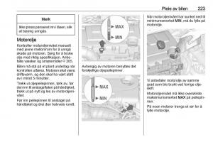 Opel-Zafira-C-Tourer-bruksanvisningen page 225 min