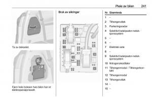 Opel-Zafira-C-Tourer-bruksanvisningen page 243 min