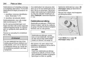 Opel-Zafira-C-Tourer-bruksanvisningen page 246 min