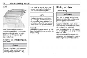 Opel-Zafira-C-Tourer-bruksanvisningen page 28 min