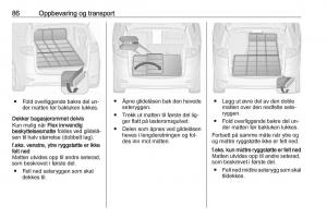 Opel-Zafira-C-Tourer-bruksanvisningen page 88 min