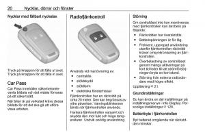 Opel-Zafira-C-Tourer-instruktionsbok page 22 min