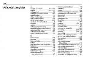 Opel-Zafira-C-Tourer-instruktionsbok page 300 min