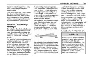 Opel-Zafira-C-FL-Handbuch page 187 min
