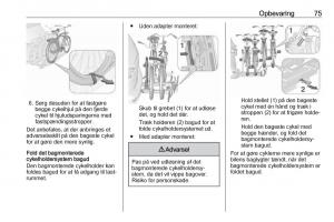 Opel-Zafira-C-FL-Bilens-instruktionsbog page 77 min