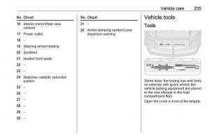 Opel-Zafira-C-FL-owners-manual page 237 min