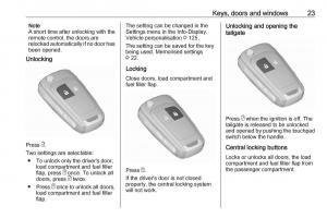 Opel-Zafira-C-FL-owners-manual page 25 min