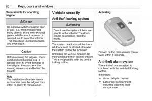 Opel-Zafira-C-FL-owners-manual page 28 min