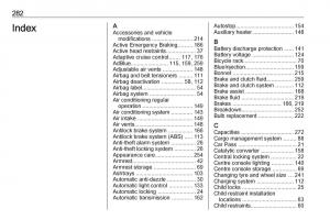 Opel-Zafira-C-FL-owners-manual page 284 min